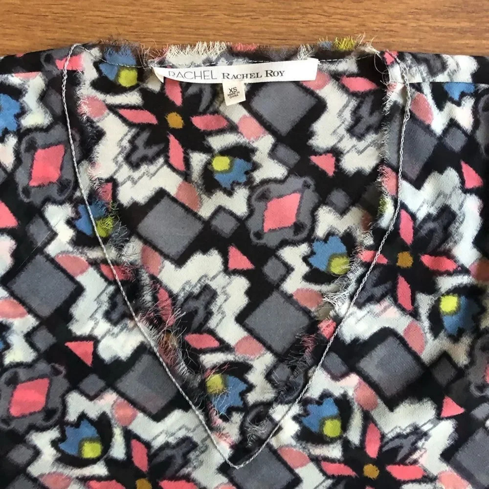 Rachel Roy Multicolour Geometric Tank Top 🎨✨ - Picture 2 of 7